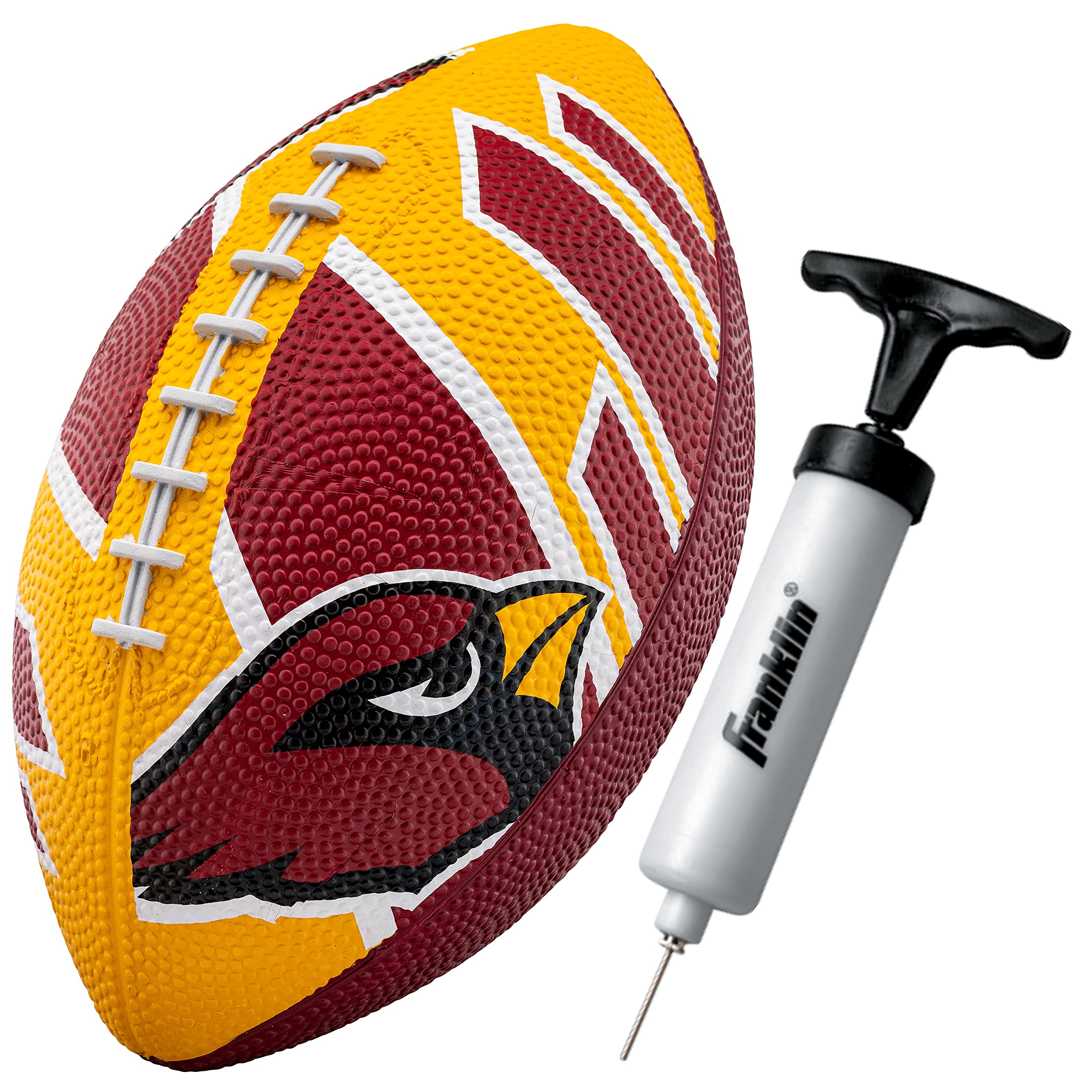 Franklin Sports NFL Team Footballs - Rubber Youth Mini Footballs for All NFL Teams - Kids Junior 8.5" Football - Official NFL Licensed Footballs